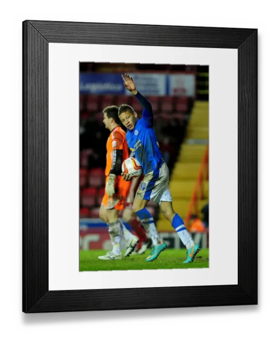 Framed Print : Championship Showdown: Dwight Gayle Scores Consolation for Peterborough United Against Bristol City Framed Print : Championship Showdown: Dwight Gayle Scores Consolation for Peterborough United Against Bristol City