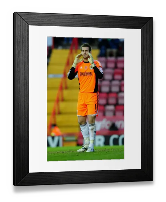 Framed Print : Bristol City's Tom Heaton in Action during Championship Match against Peterborough United (December 2012) Framed Print : Bristol City's Tom Heaton in Action during Championship Match against Peterborough United (December 2012)