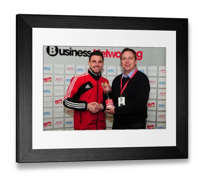 Framed Print : Championship Showdown: Man of the Match Awarded at Bristol City vs Peterborough United Framed Print : Championship Showdown: Man of the Match Awarded at Bristol City vs Peterborough United