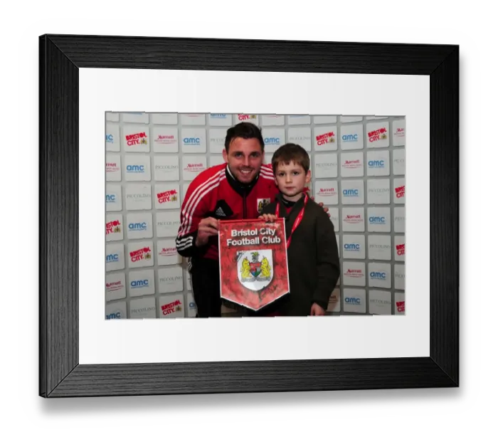 Framed Print : Championship Showdown: Man of the Match - Bristol City vs. Peterborough United