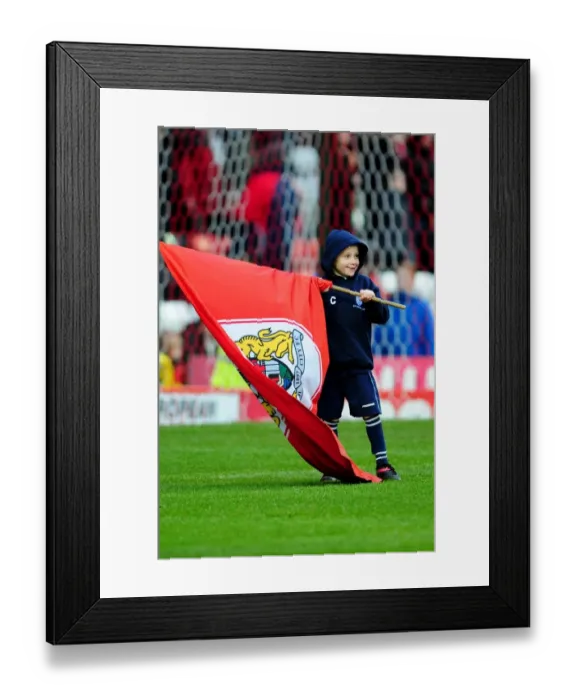 Framed Print : Bristol City vs. Peterborough United: A Championship Battle at Ashton Gate - December 2012