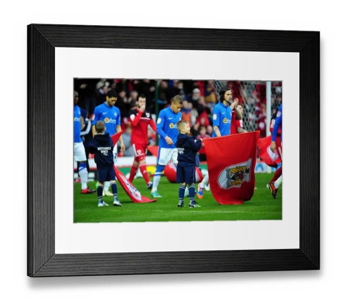 Framed Print : Championship Clash: Bristol City vs Peterborough United at Ashton Gate