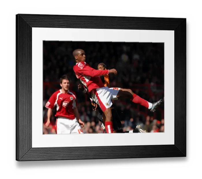 Framed Print : Byfield in Action: Bristol City vs. Wolverhampton Wanderers Framed Print : Byfield in Action: Bristol City vs. Wolverhampton Wanderers