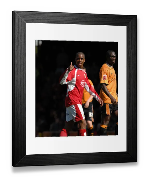 Framed Print : Byfield's Thrilling Moment: A Footballing Masterclass - Bristol City vs. Wolverhampton Wanderers Framed Print : Byfield's Thrilling Moment: A Footballing Masterclass - Bristol City vs. Wolverhampton Wanderers