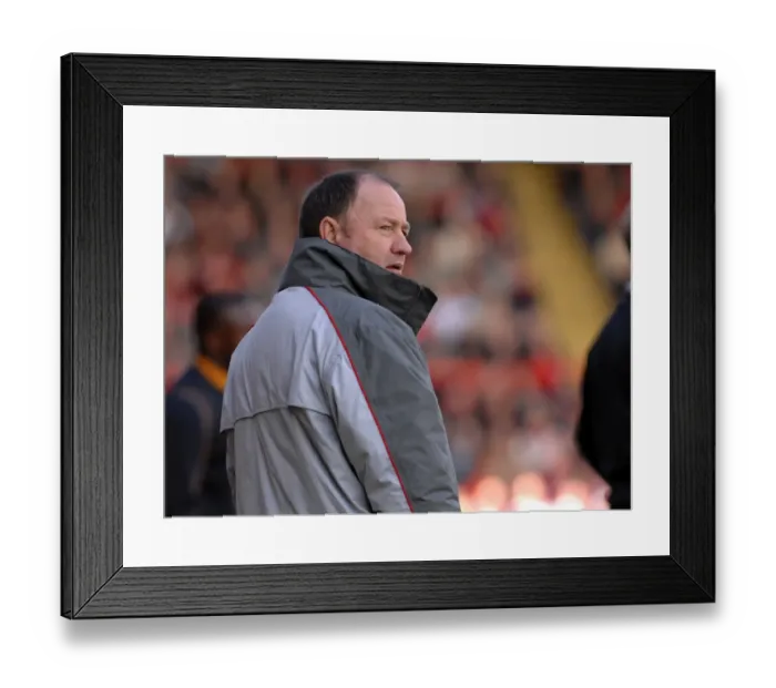 Framed Print : Gary Johnson's Intense Moment: Bristol City vs. Wolverhampton Wanderers Framed Print : Gary Johnson's Intense Moment: Bristol City vs. Wolverhampton Wanderers