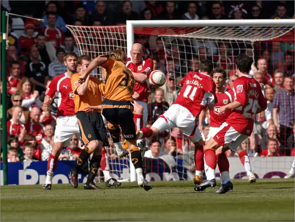 Michael Gray in Action: Bristol City vs. Wolverhampton Wanderers