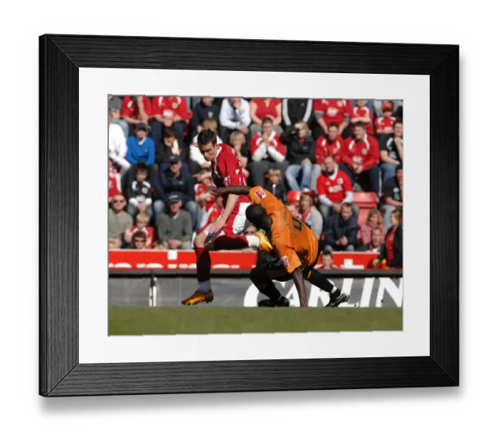 Framed Print : Michael McIndoe in Action: Bristol City vs. Wolverhampton Wanderers Framed Print : Michael McIndoe in Action: Bristol City vs. Wolverhampton Wanderers