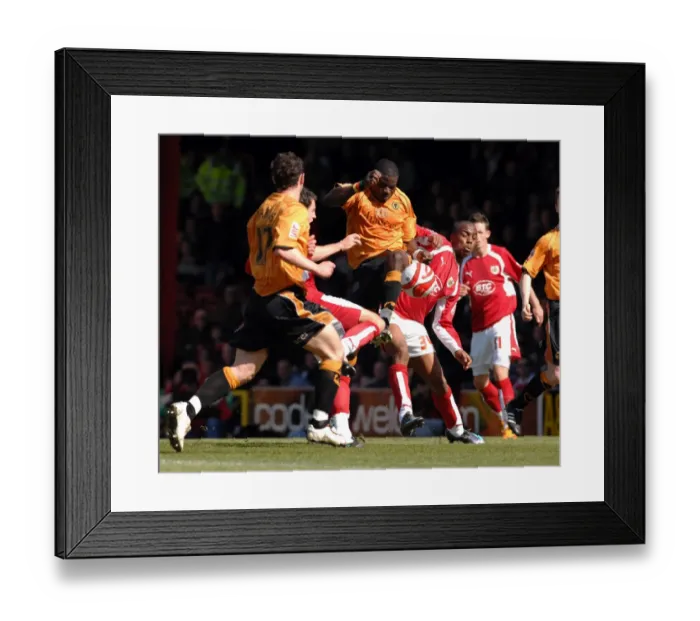 Framed Print : Bristol City vs. Wolverhampton Wanderers: A Football Rivalry - Season 07-08
