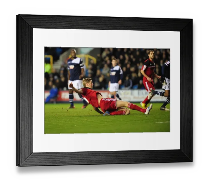 Framed Print : Jon Stead Scores: Millwall vs. Bristol City - 1-1 Championship Tie Framed Print : Jon Stead Scores: Millwall vs. Bristol City - 1-1 Championship Tie