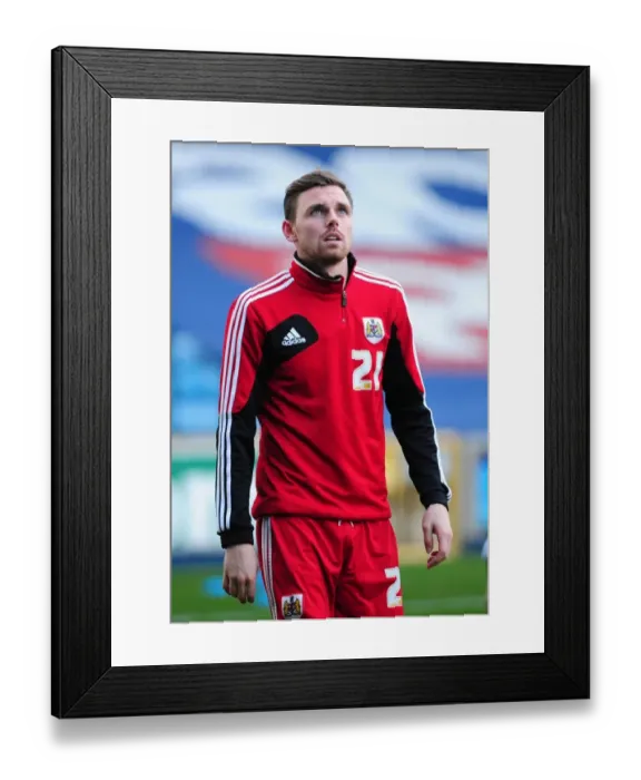 Framed Print : Championship Showdown: Paul Anderson of Bristol City Faces Off Against Millwall Framed Print : Championship Showdown: Paul Anderson of Bristol City Faces Off Against Millwall