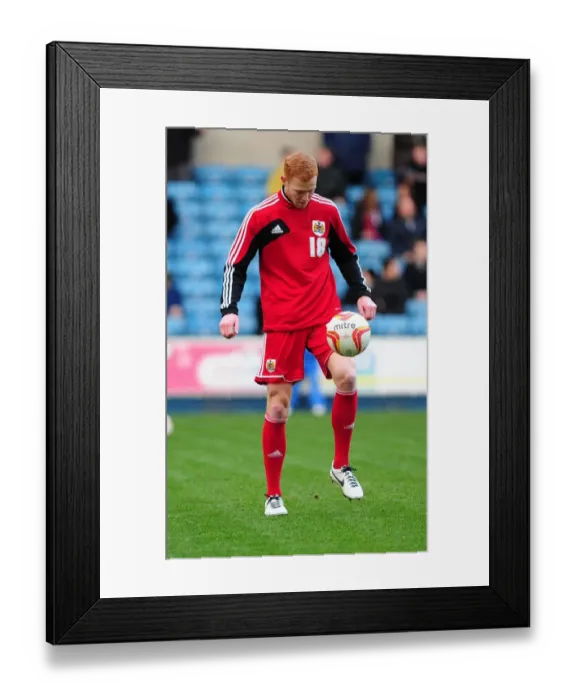 Framed Print : Championship Showdown: Ryan Taylor's Determined Performance - Millwall vs. Bristol City Framed Print : Championship Showdown: Ryan Taylor's Determined Performance - Millwall vs. Bristol City