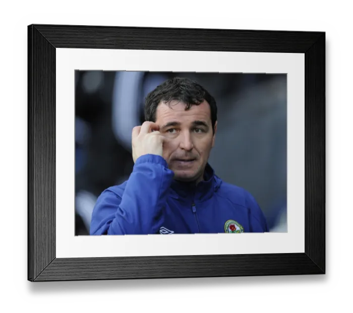 Framed Print : Gary Bowyer Leads Blackburn Rovers Against Bristol City in FA Cup Framed Print : Gary Bowyer Leads Blackburn Rovers Against Bristol City in FA Cup