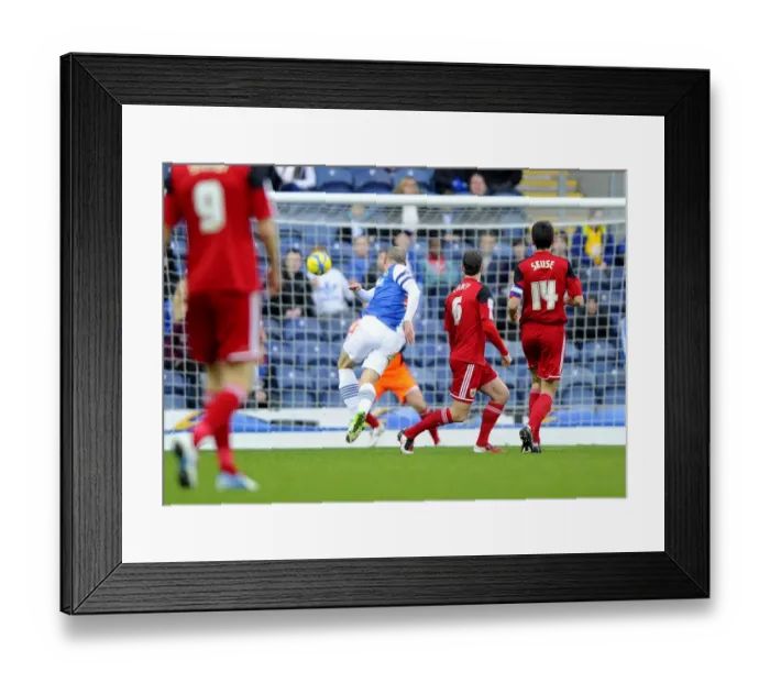 Framed Print : Danny Murphy Scores First Goal for Blackburn Rovers Against Bristol City in FA Cup, 05-01-2013 Framed Print : Danny Murphy Scores First Goal for Blackburn Rovers Against Bristol City in FA Cup, 05-01-2013