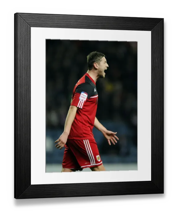 Framed Print : Frustration on the Field: Steven Davies Emotional Moment at Ewood Park during Blackburn Rovers vs. Bristol City (FA Cup, 2013) Framed Print : Frustration on the Field: Steven Davies Emotional Moment at Ewood Park during Blackburn Rovers vs. Bristol City (FA Cup, 2013)
