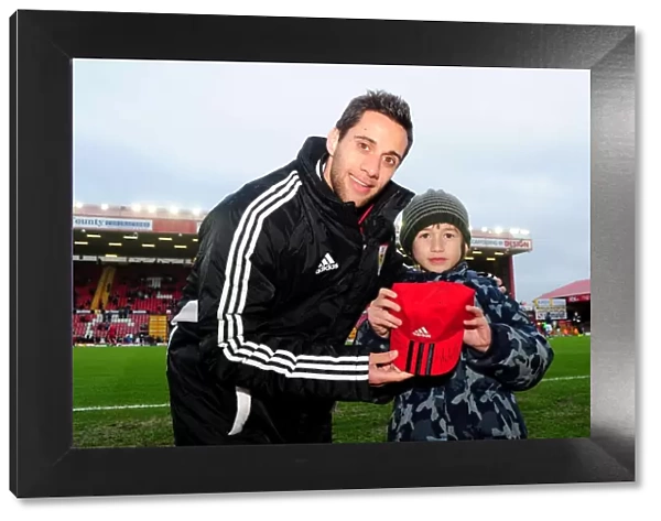 Bristol City: Young Fan Receives Special Surprise from Sam Baldock at Ashton Gate (Bristol City vs Leicester City, Championship)