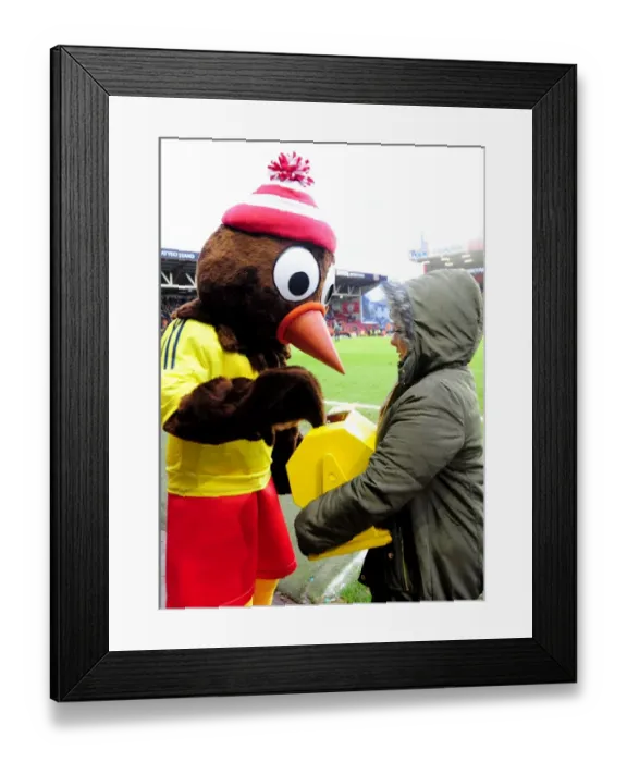 Framed Print : Half Time Stalemate: Bristol City vs. Leicester City at Ashton Gate, 2013