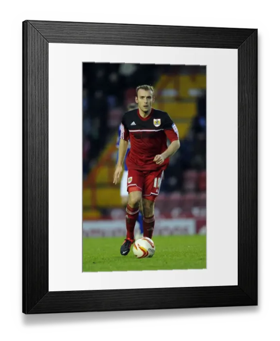 Framed Print : Bristol City vs Leicester City: Liam Kelly in Action, Championship Football Match at Ashton Gate Stadium - January 12, 2013 Framed Print : Bristol City vs Leicester City: Liam Kelly in Action, Championship Football Match at Ashton Gate Stadium - January 12, 2013