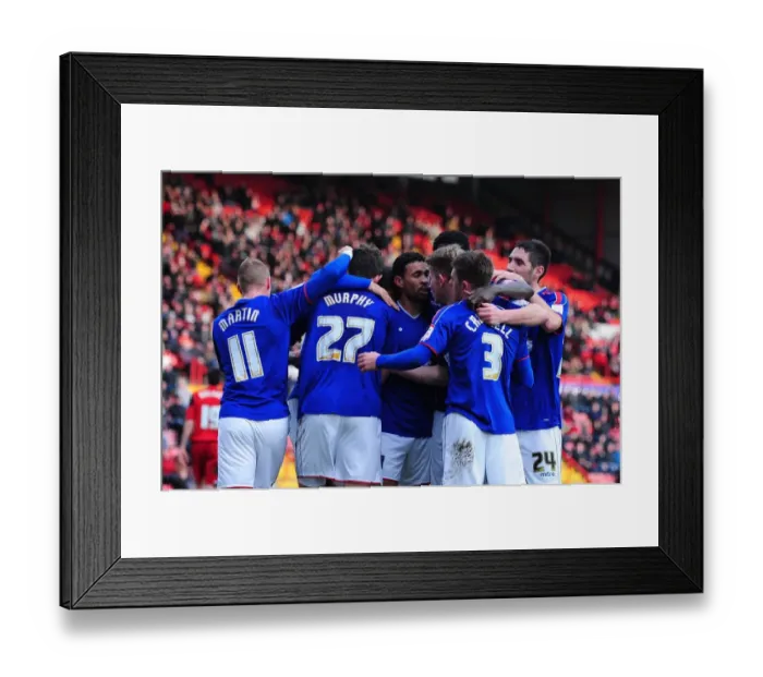 Framed Print : Celebrating Victory: Daryl Murphy and Ipswich Town Team Mates Framed Print : Celebrating Victory: Daryl Murphy and Ipswich Town Team Mates