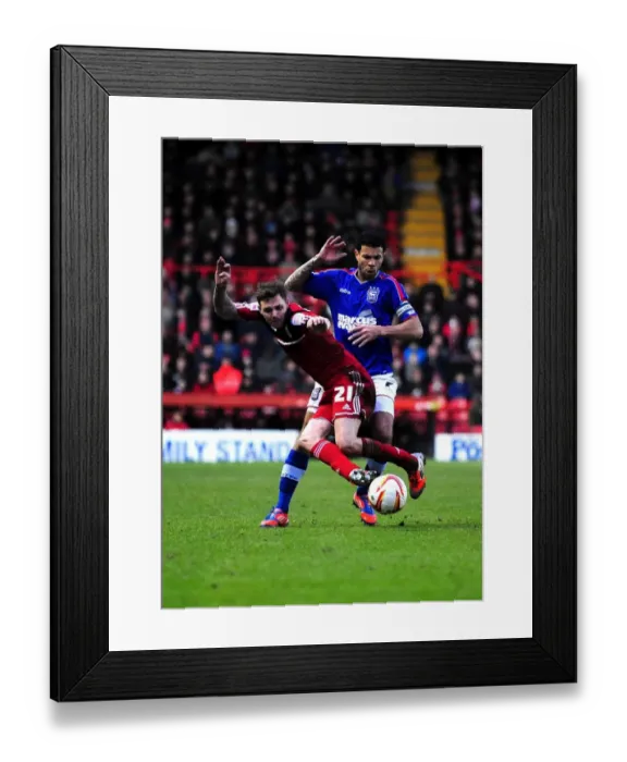 Framed Print : Bristol City vs Ipswich Town: Paul Anderson Foul by Carlos Edwards, Championship Match, Ashton Gate, 2013 Framed Print : Bristol City vs Ipswich Town: Paul Anderson Foul by Carlos Edwards, Championship Match, Ashton Gate, 2013