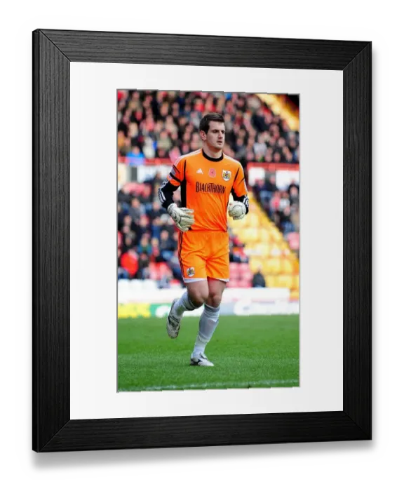 Framed Print : Tom Heaton in Action: Bristol City vs Ipswich Town, Championship Match, 2013 Framed Print : Tom Heaton in Action: Bristol City vs Ipswich Town, Championship Match, 2013