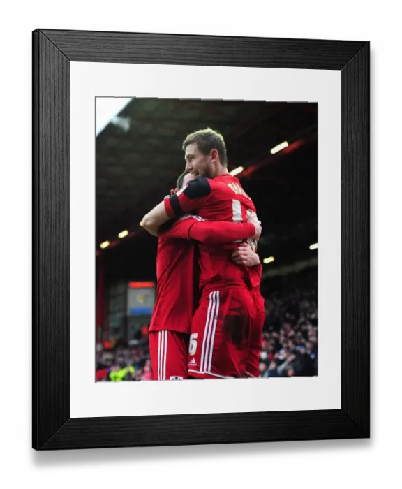 Framed Print : Championship Clash: Davies Equalizer for Bristol City Against Ipswich Town, January 2013 Framed Print : Championship Clash: Davies Equalizer for Bristol City Against Ipswich Town, January 2013