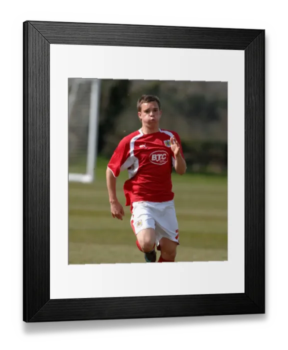 Framed Print : Thrilling Youth Cup Showdown: Bristol City U18s vs Arsenal U18s Framed Print : Thrilling Youth Cup Showdown: Bristol City U18s vs Arsenal U18s