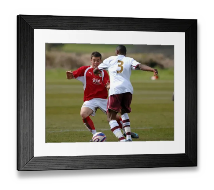 Framed Print : Youth Cup Showdown: Bristol City U18s vs Arsenal U18s Framed Print : Youth Cup Showdown: Bristol City U18s vs Arsenal U18s