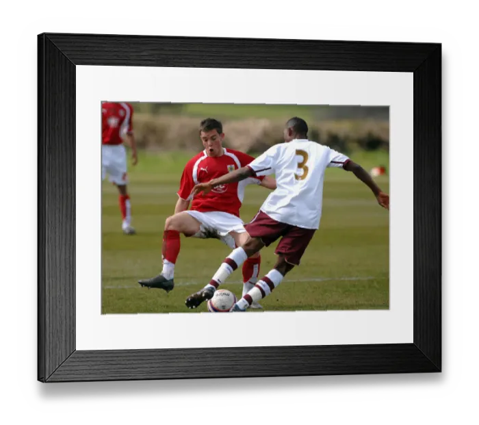 Framed Print : Bristol City U18s vs Arsenal U18s: The Exciting Youth Cup Showdown