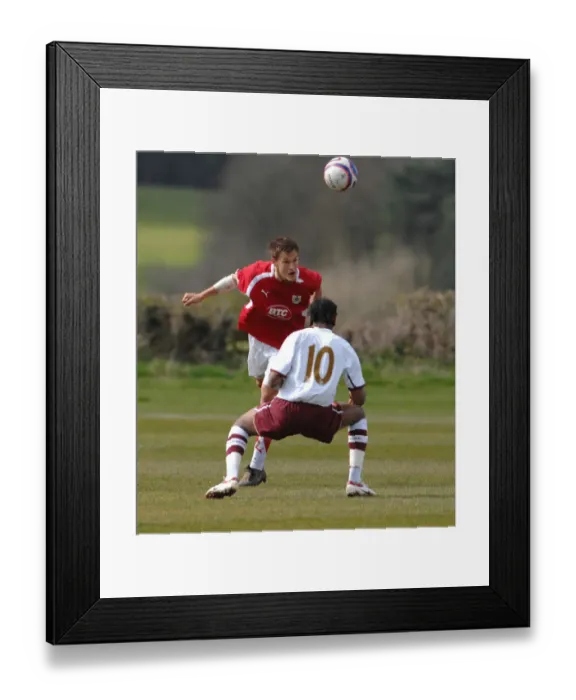 Framed Print : Bristol City U18s vs Arsenal U18s: Youth Cup Showdown
