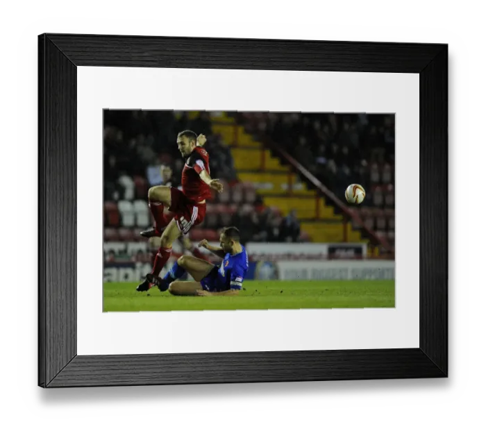 Framed Print : Bristol City vs. Watford: Intense Moment Between Liam Kelly and John Eustace Framed Print : Bristol City vs. Watford: Intense Moment Between Liam Kelly and John Eustace