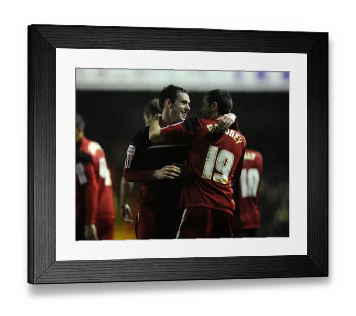 Framed Print : Cunningham and Moloney: Celebrating Glory - A Goal to Remember for Bristol City (2013) Framed Print : Cunningham and Moloney: Celebrating Glory - A Goal to Remember for Bristol City (2013)