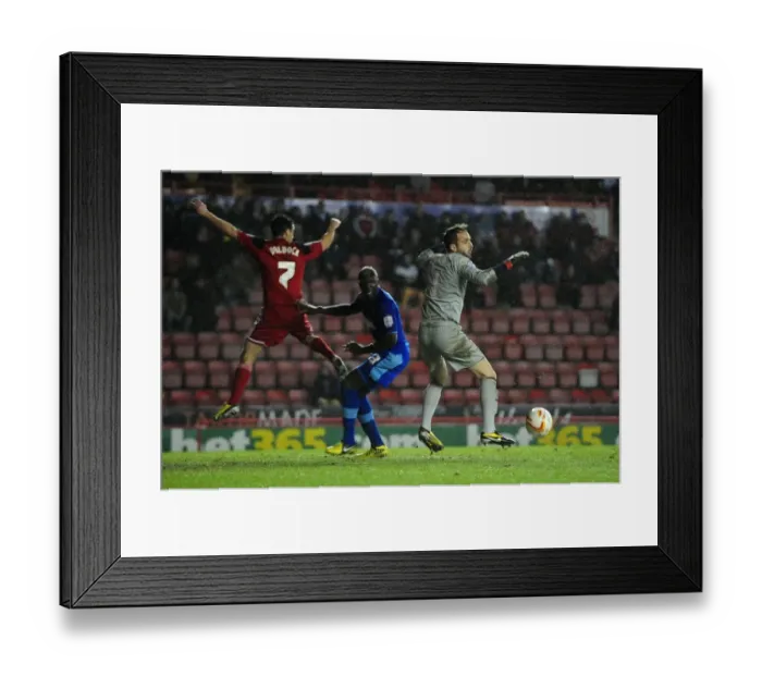 Framed Print : Anderson Scores: Bristol City Leads 2-0 vs. Watford, January 2013 Framed Print : Anderson Scores: Bristol City Leads 2-0 vs. Watford, January 2013
