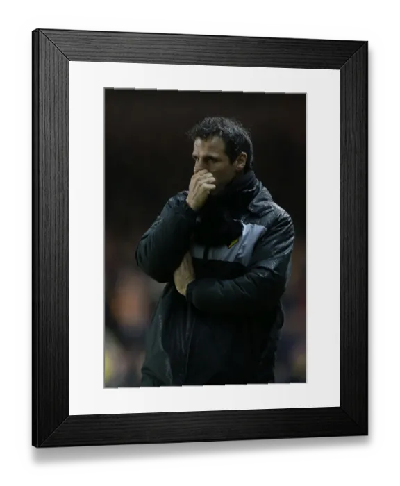 Framed Print : Gianfranco Zola's Disappointment: Bristol City Humble Watford 2-0 Framed Print : Gianfranco Zola's Disappointment: Bristol City Humble Watford 2-0