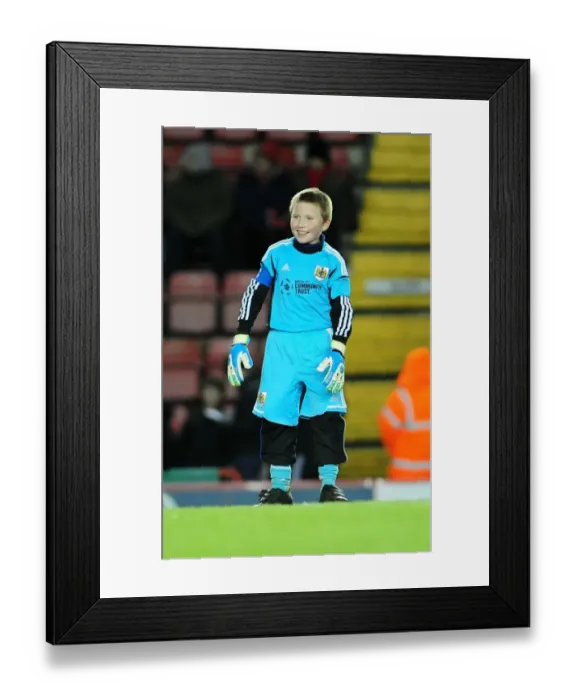 Framed Print : Championship Showdown: Battle at Ashton Gate - Bristol City vs. Watford