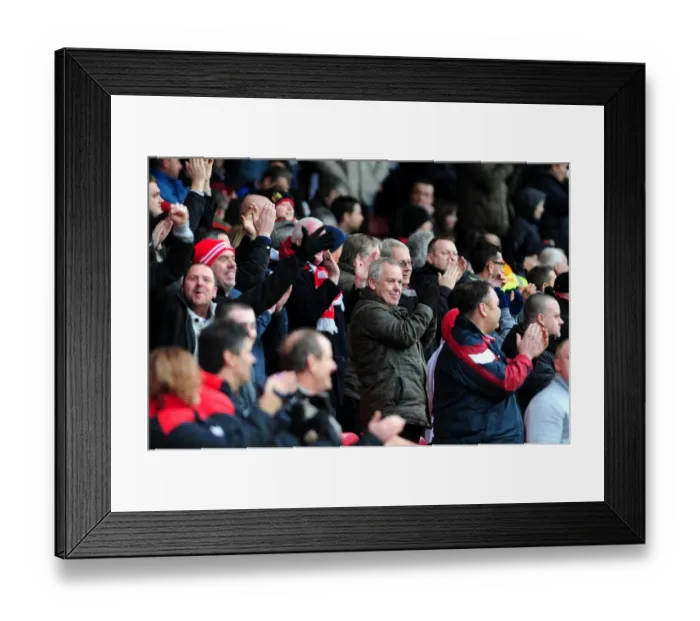 Framed Print : Bristol City Celebrate Second Goal Against Nottingham Forest, Ashton Gate, 2013 Framed Print : Bristol City Celebrate Second Goal Against Nottingham Forest, Ashton Gate, 2013
