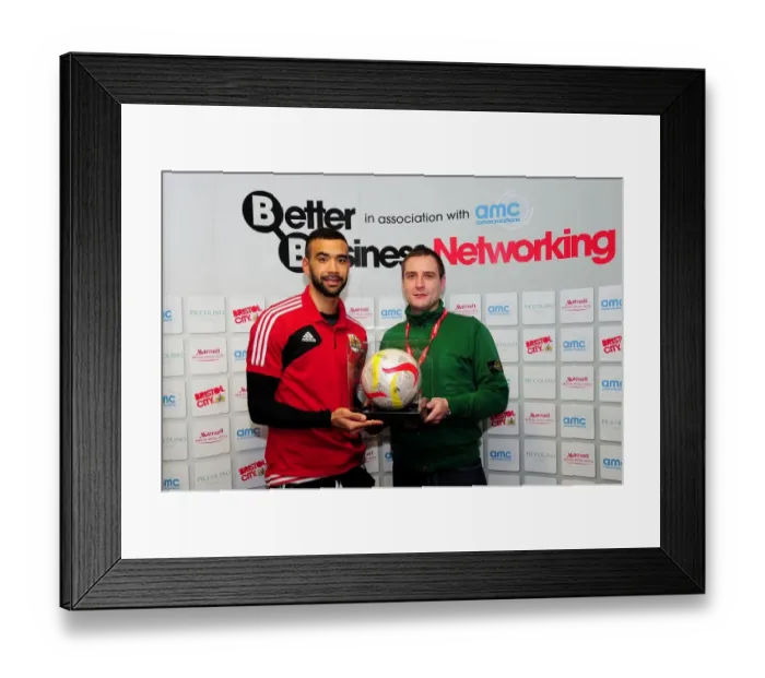 Framed Print : Man of the Match: Dougie Allward's Award to Bristol City Star at Ashton Gate (February 9, 2013: Bristol City vs. Nottingham Forest, Npower Championship) Framed Print : Man of the Match: Dougie Allward's Award to Bristol City Star at Ashton Gate (February 9, 2013: Bristol City vs. Nottingham Forest, Npower Championship)