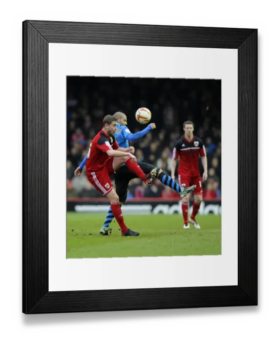 Framed Print : Npower Championship Clash: Bristol City vs. Nottingham Forest at Ashton Gate (February 9, 2013)