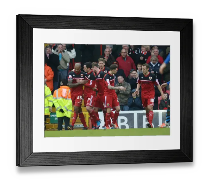 Framed Print : Bristol City vs. Nottingham Forest Npower Championship Clash at Ashton Gate - February 9, 2013 Framed Print : Bristol City vs. Nottingham Forest Npower Championship Clash at Ashton Gate - February 9, 2013