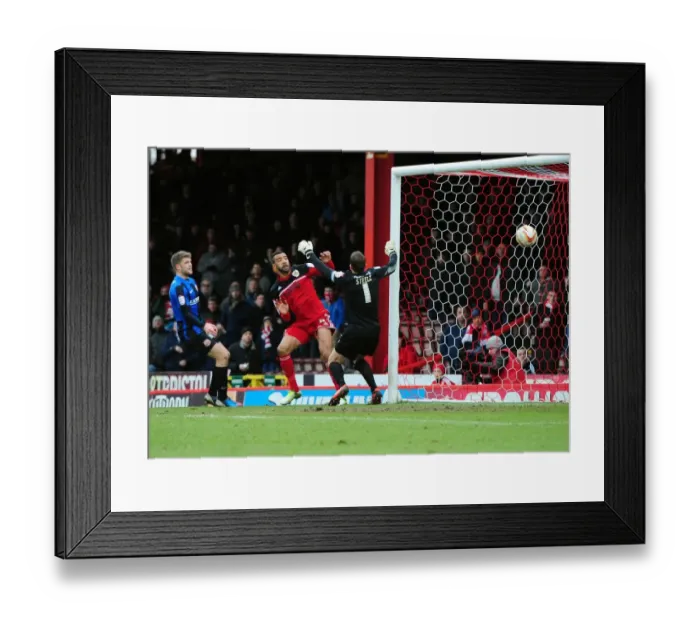 Framed Print : Bristol City Takes 2-0 Lead Over Barnsley: Liam Fontaine Scores at Ashton Gate