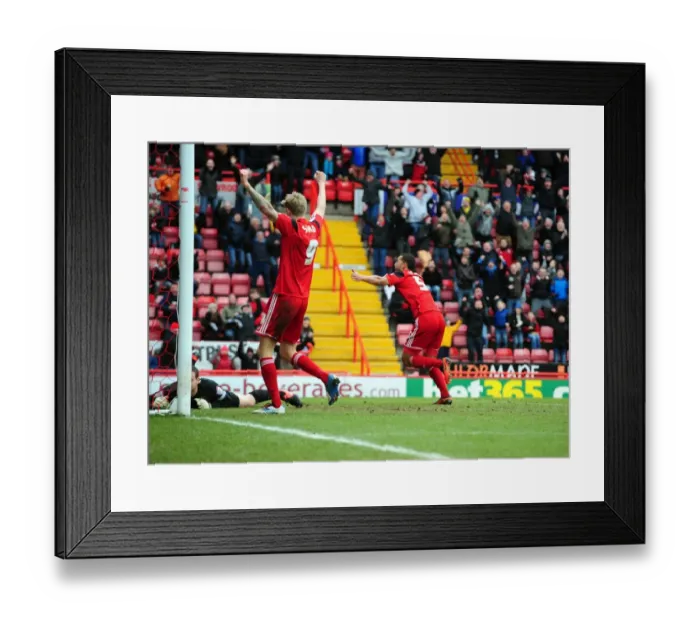 Framed Print : Bristol City Celebrates Npower Championship Win Against Barnsley: Lewin Nyatanga's Goal (February 2013) Framed Print : Bristol City Celebrates Npower Championship Win Against Barnsley: Lewin Nyatanga's Goal (February 2013)