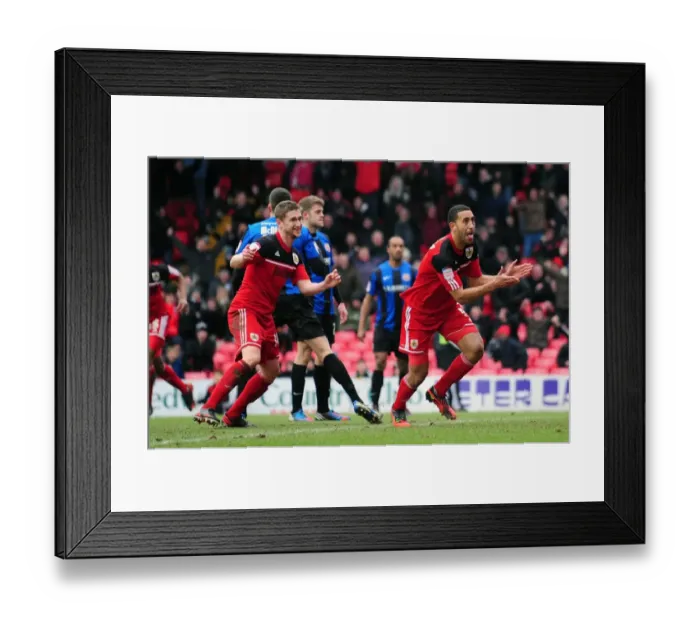 Framed Print : Bristol City Claims Npower Championship Victory: Lewin Nyatanga's Emotional Celebration Framed Print : Bristol City Claims Npower Championship Victory: Lewin Nyatanga's Emotional Celebration