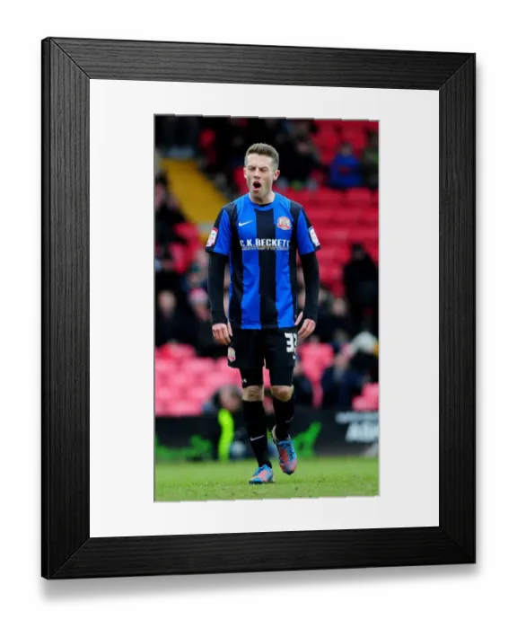 Framed Print : Bristol City vs Barnsley: Frustration on Thomas Kennedy's Face, Ashton Gate, 2013 Framed Print : Bristol City vs Barnsley: Frustration on Thomas Kennedy's Face, Ashton Gate, 2013