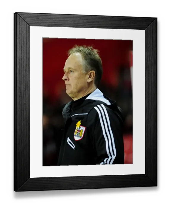 Framed Print : Sean O'Driscoll of Bristol City Watching Pre-Match at Ashton Gate, 2013 (Bristol City vs. Brighton and Hove Albion) Framed Print : Sean O'Driscoll of Bristol City Watching Pre-Match at Ashton Gate, 2013 (Bristol City vs. Brighton and Hove Albion)