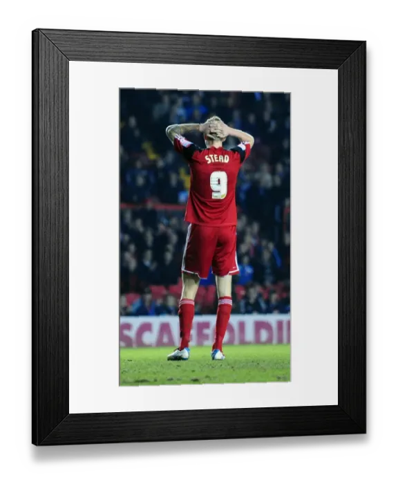 Framed Print : Dejected Jon Stead of Bristol City After Loss to Brighton and Hove Albion Framed Print : Dejected Jon Stead of Bristol City After Loss to Brighton and Hove Albion