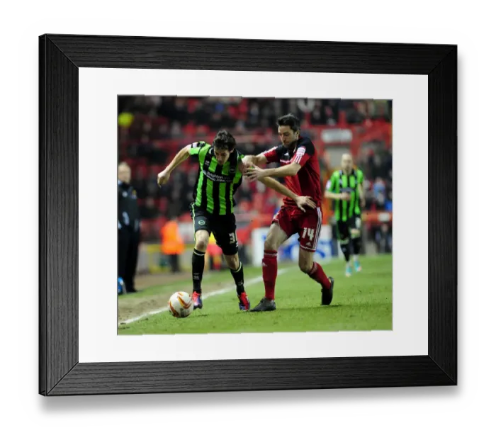 Framed Print : Intense Rivalry on the Pitch: Cole Skuse vs Matthew Upson Clash at Ashton Gate Framed Print : Intense Rivalry on the Pitch: Cole Skuse vs Matthew Upson Clash at Ashton Gate