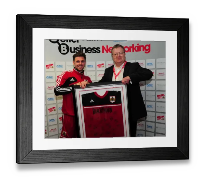 Framed Print : Man of the Match: Bristol City vs. Brighton and Hove Albion, Ashton Gate, 05 / 03 / 2013 - Football Match Presentation Framed Print : Man of the Match: Bristol City vs. Brighton and Hove Albion, Ashton Gate, 05 / 03 / 2013 - Football Match Presentation