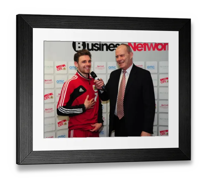 Framed Print : Man of the Match Awarded: Thrilling Showdown at Ashton Gate - Bristol City vs. Brighton and Hove Albion, 2013