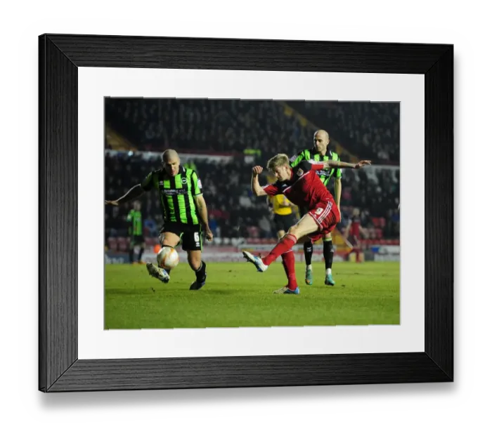 Framed Print : Deflected Determination: Jon Stead's Pivotal Corner at Ashton Gate vs. Brighton (Bristol City vs Brighton and Hove Albion, Npower Championship) Framed Print : Deflected Determination: Jon Stead's Pivotal Corner at Ashton Gate vs. Brighton (Bristol City vs Brighton and Hove Albion, Npower Championship)
