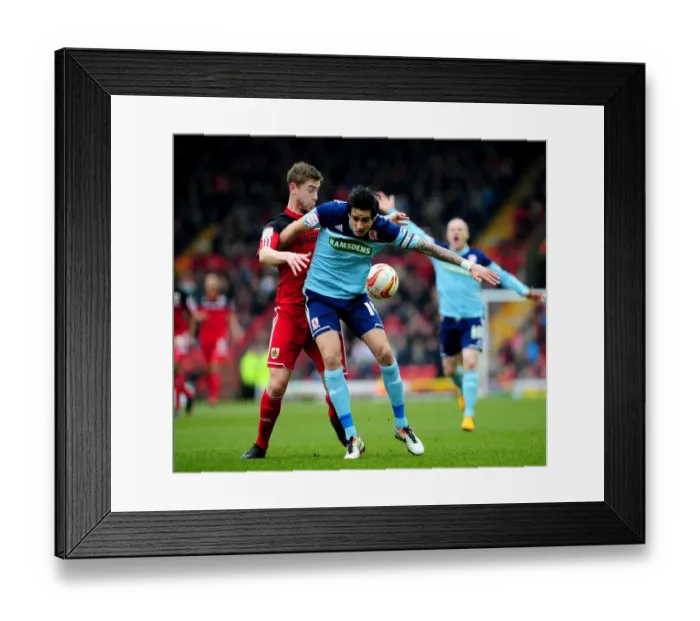 Framed Print : Intense Rivalry: Davies vs Williams - The Battle for Ashton Gate Supremacy (Bristol City vs Middlesbrough, 2013) Framed Print : Intense Rivalry: Davies vs Williams - The Battle for Ashton Gate Supremacy (Bristol City vs Middlesbrough, 2013)