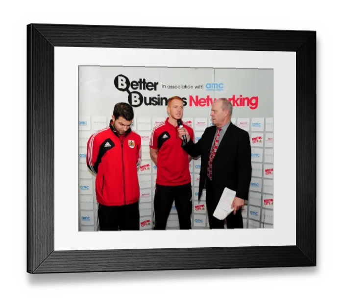 Framed Print : Bristol City's Ryan Taylor Interviewed by Paul Cheesley Amidst the Action of Bristol City V Middlesbrough Npower Championship Match, Ashton Gate, 2013 Framed Print : Bristol City's Ryan Taylor Interviewed by Paul Cheesley Amidst the Action of Bristol City V Middlesbrough Npower Championship Match, Ashton Gate, 2013